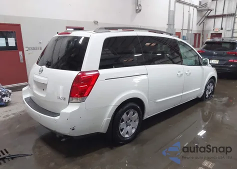 2005 Nissan Quest 3.5 S z USA, uszkodzony, nr VIN 5N1BV28U35N132981